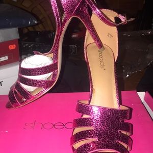 Pink peep Toe heel